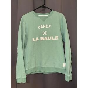 Aterie Bande de la Baule Sweatshirt L Light Green French Graphic Jules Walther